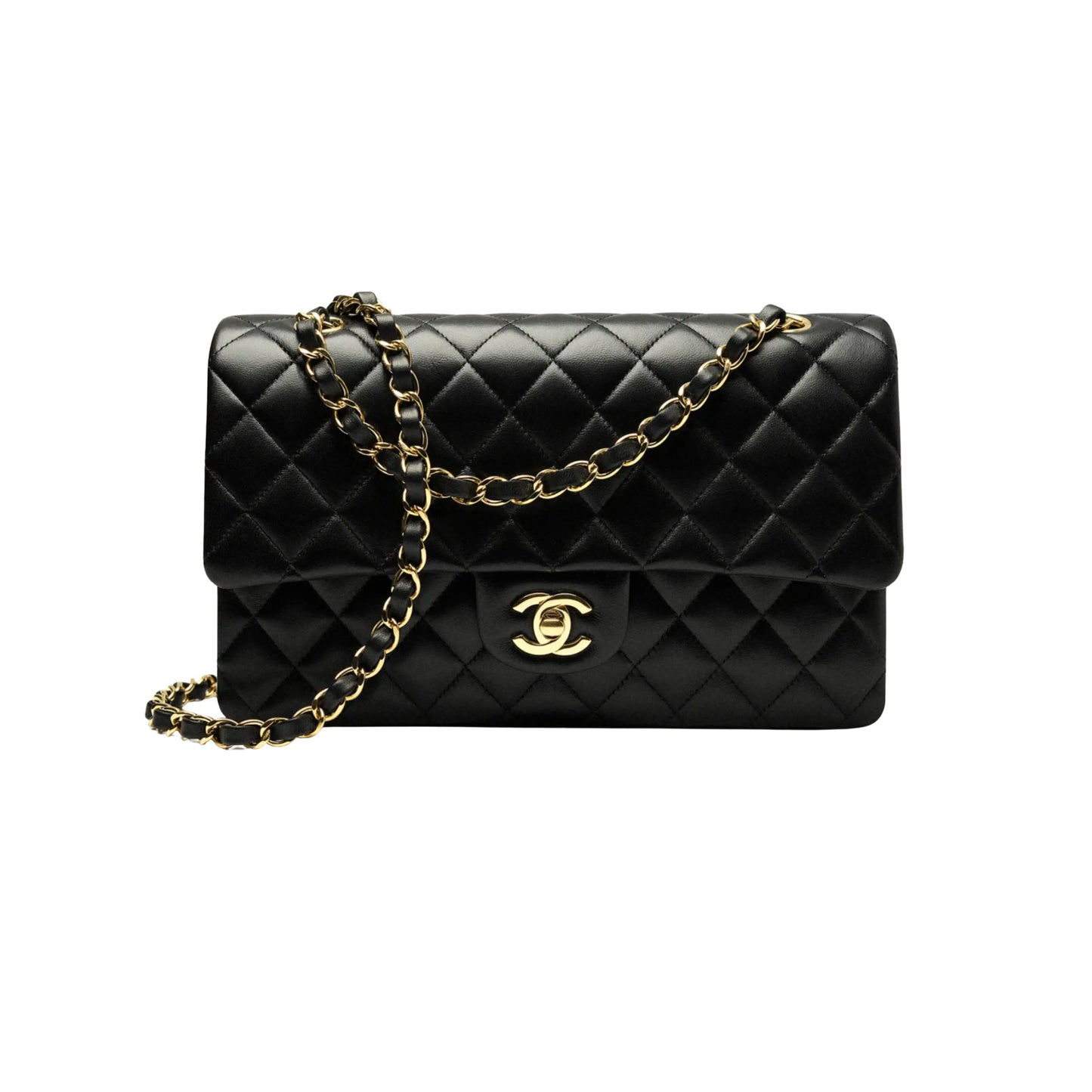 Classic Leather Flap Bag Medium