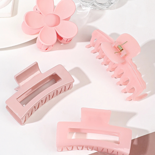 BlissGrip Quad | 4Pcs Hair Claw Clips
