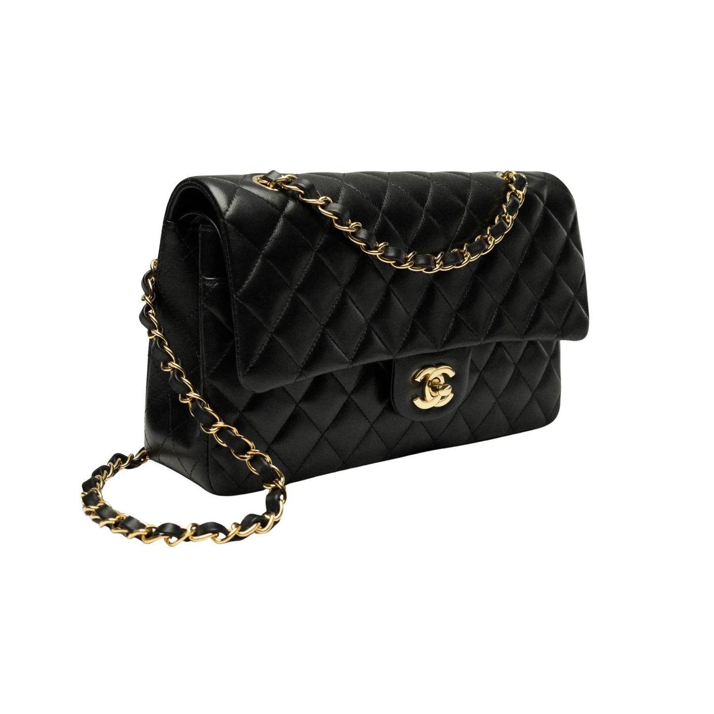 Classic Leather Flap Bag Medium