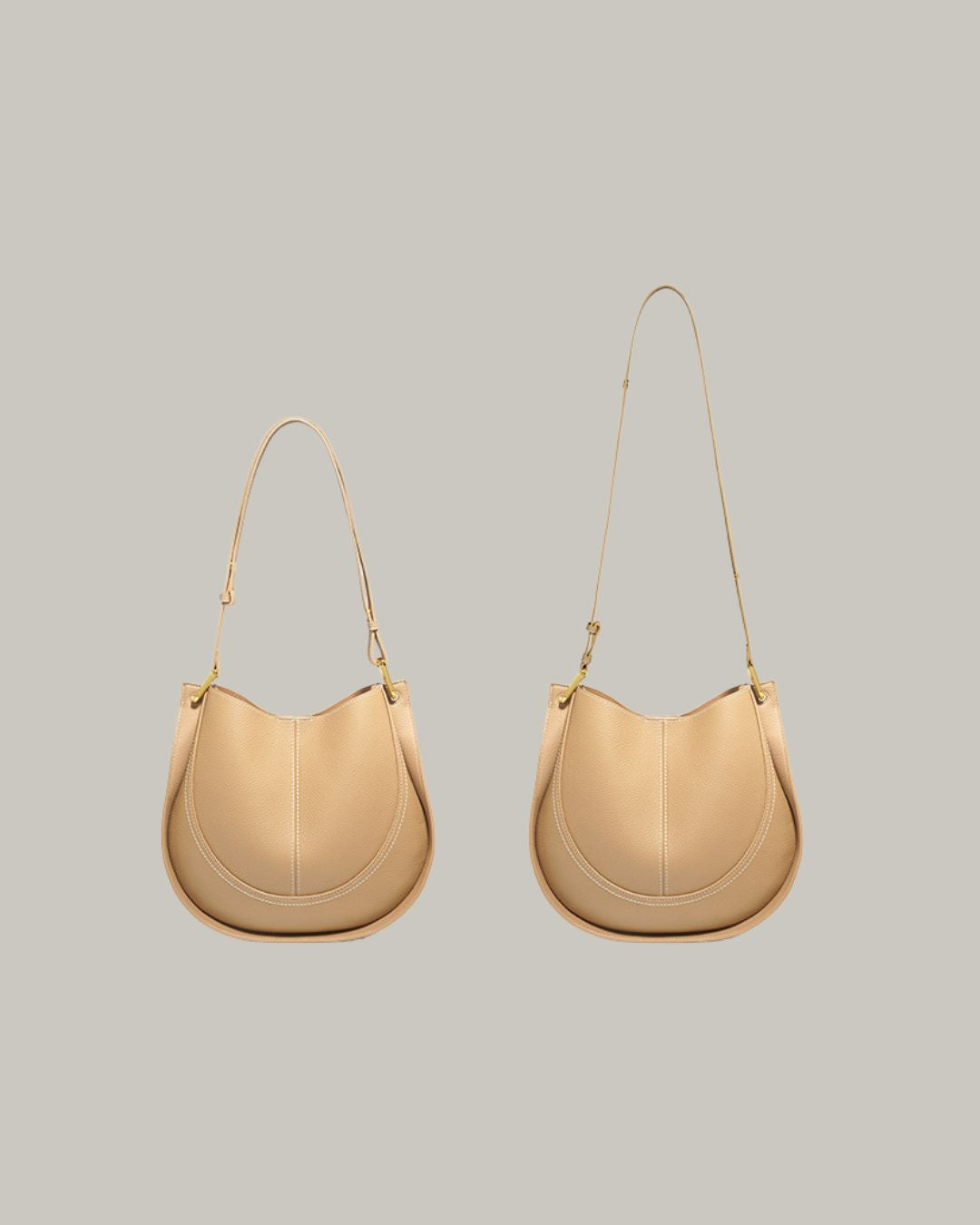 Luxury Soft Leather Crossbody Saddle Bag