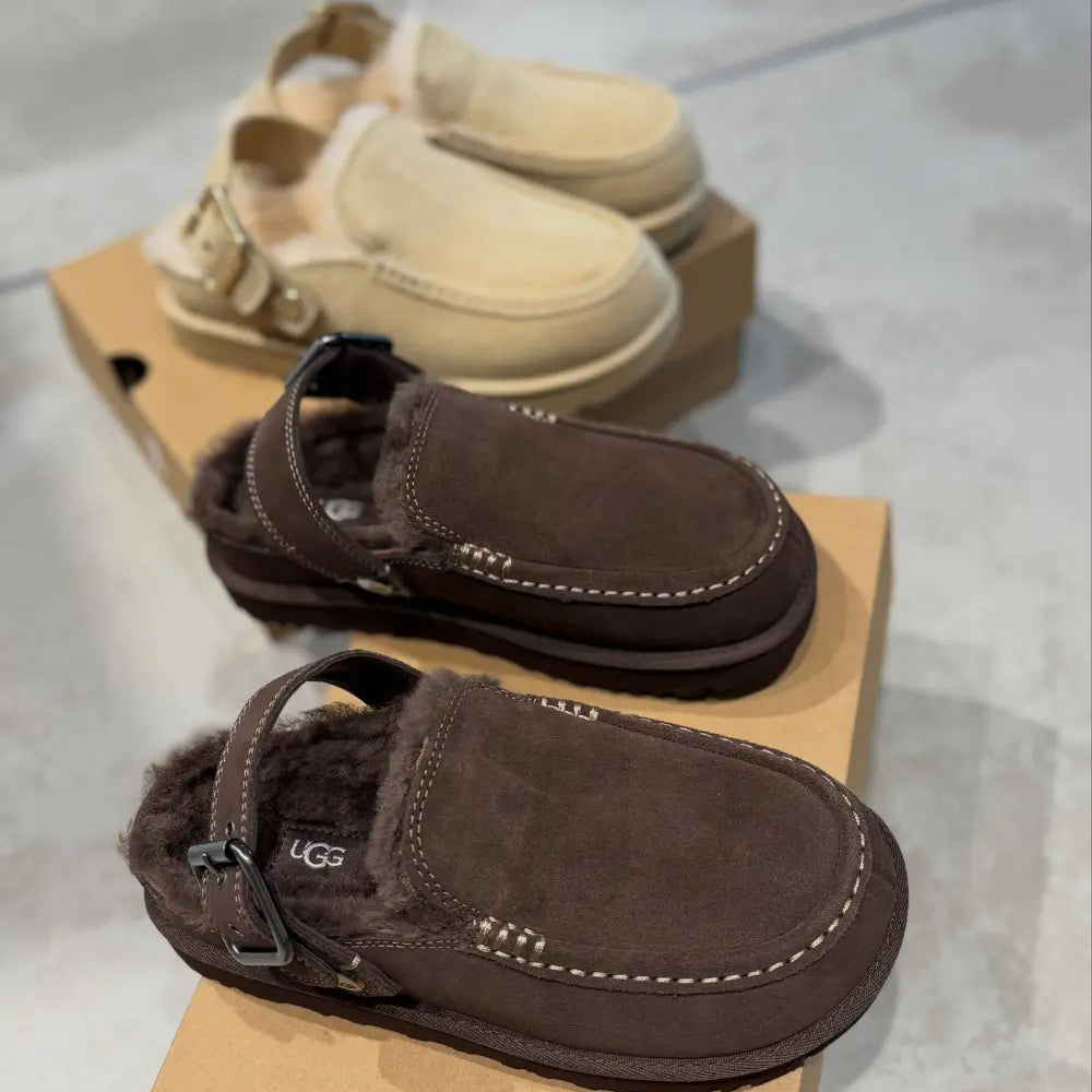 Goldenstar Evelina Clog - Burnt Cedar