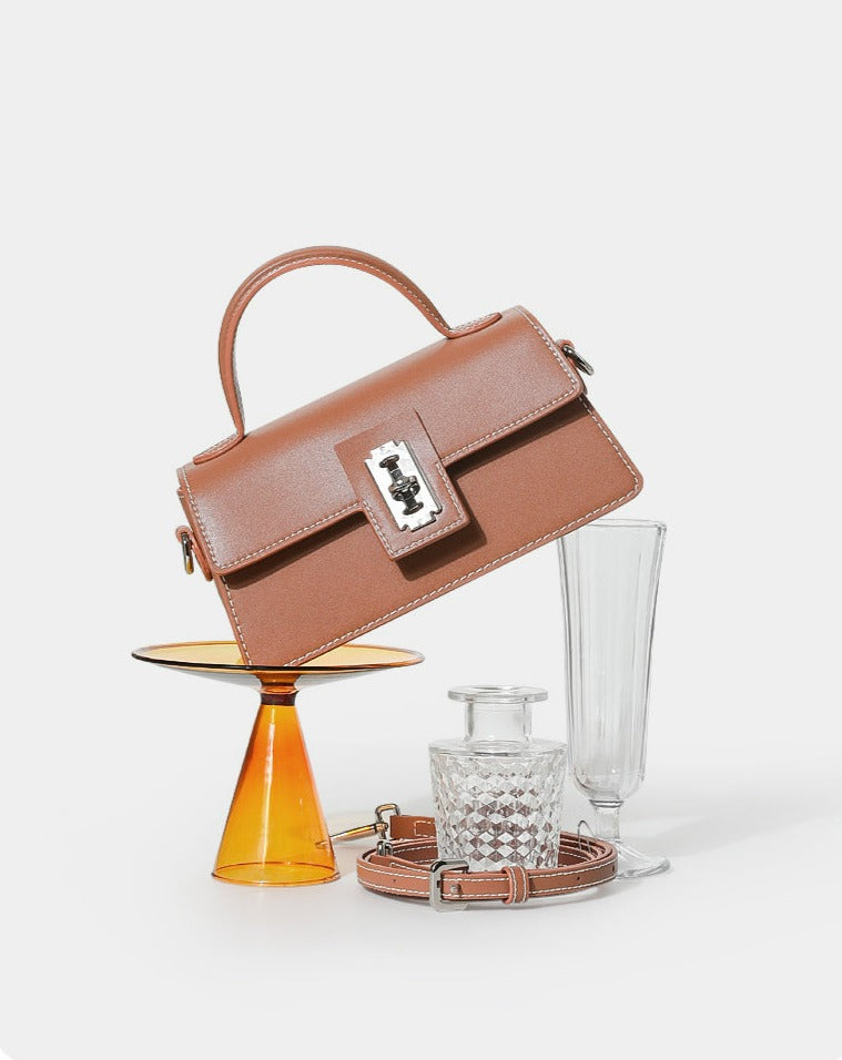 Real Cowhide Ladies Purse Genuine Leather Crossbody Bag