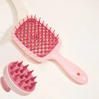 Brush and Scalp Massage - Pink