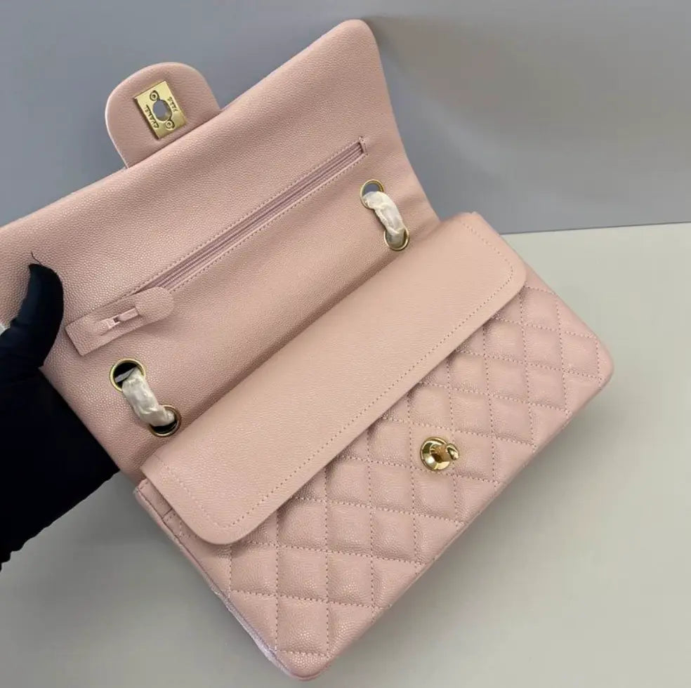 Classic Leather Flap Bag Medium