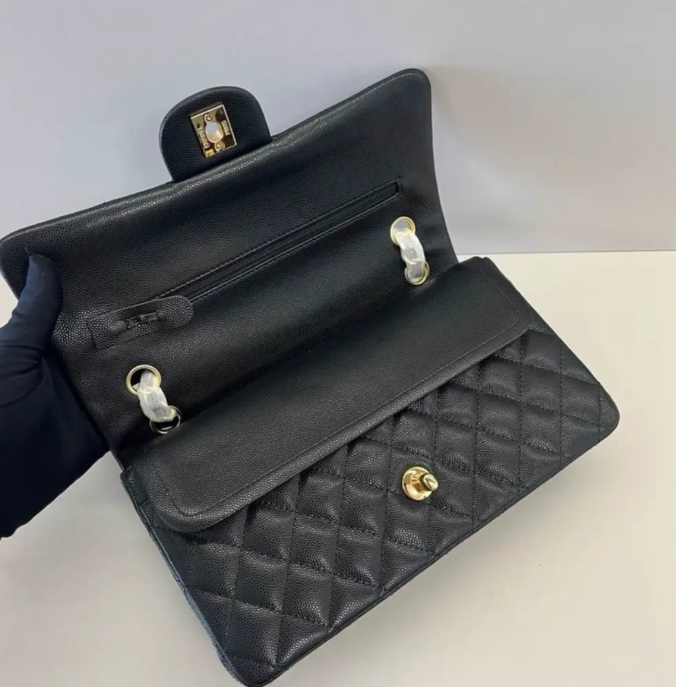 Classic Leather Flap Bag Medium