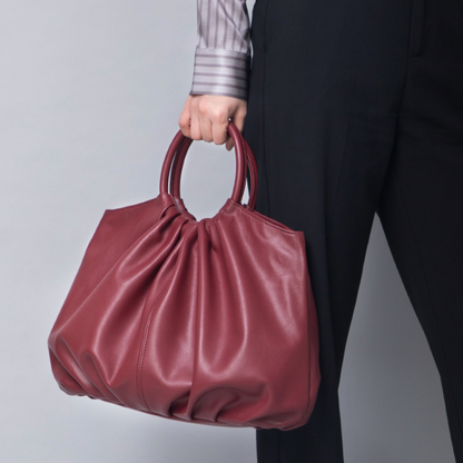 Exquisite High-End Napa First Layer Genuine Leather  Women's Handbag