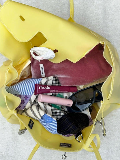 Jelly Tote Butter Yellow