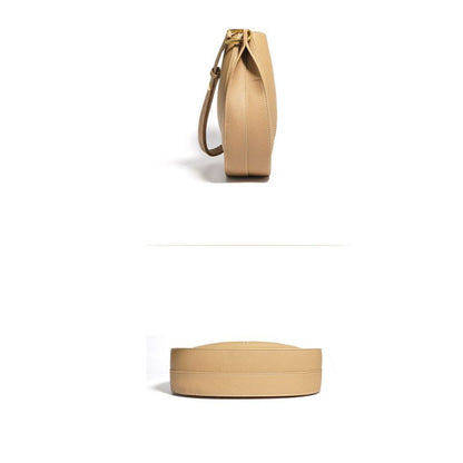 Luxury Soft Leather Crossbody Saddle Bag