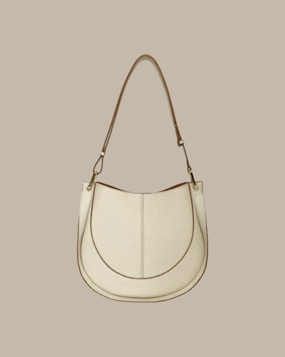 Luxury Soft Leather Crossbody Saddle Bag