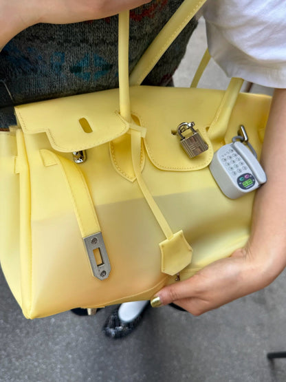 Jelly Tote Butter Yellow