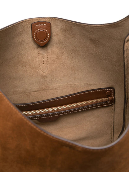 Luxury Suede Leather Tote Bag for Women – Elegant, Spacious Designer Handbag