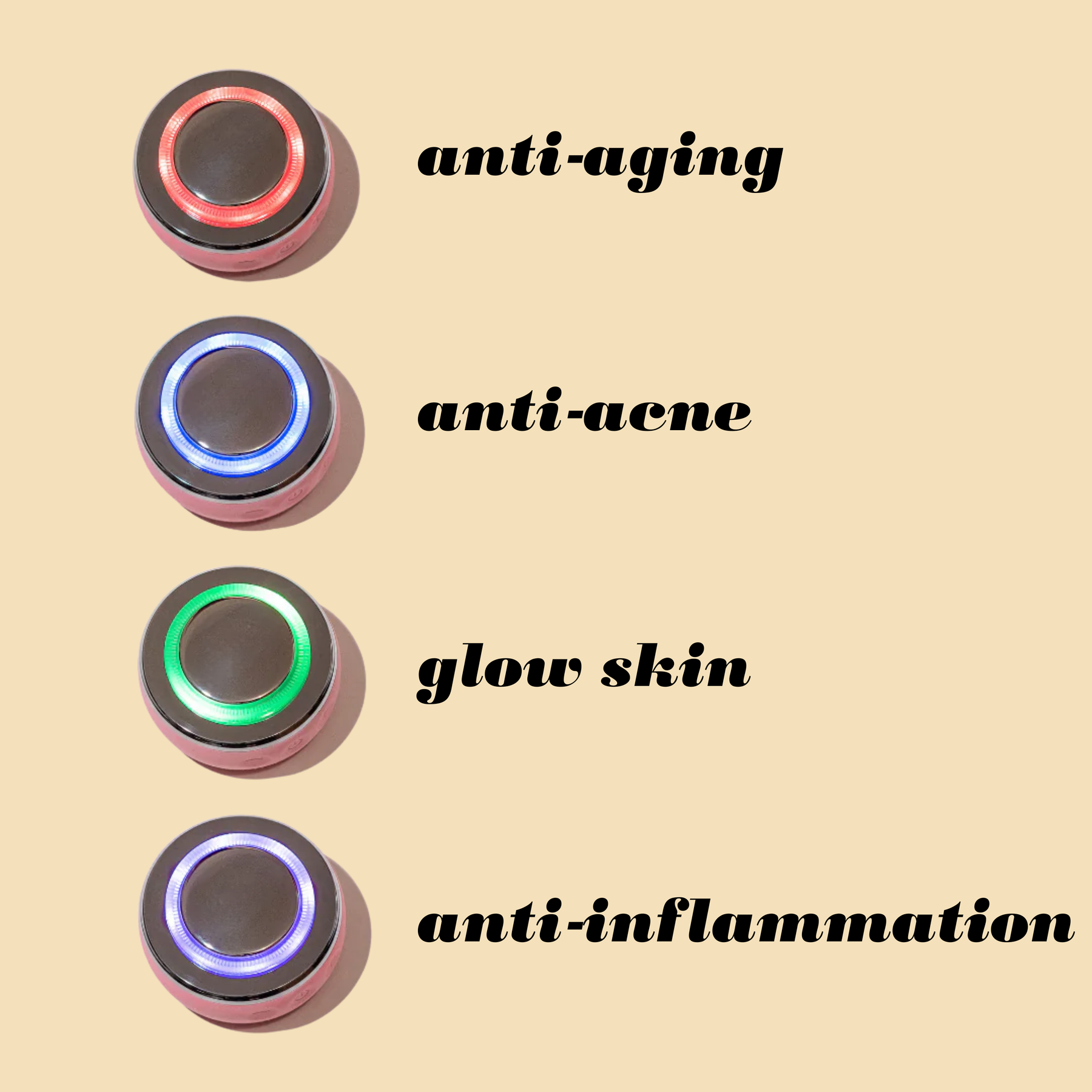 BlissGleam | Facial Cleansing Brush & LED Light therapy