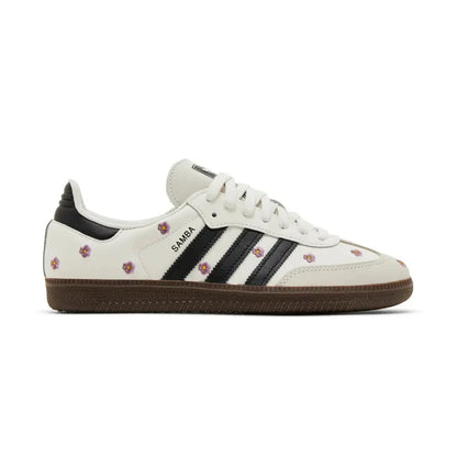 Samba Og White Floral Embroidery