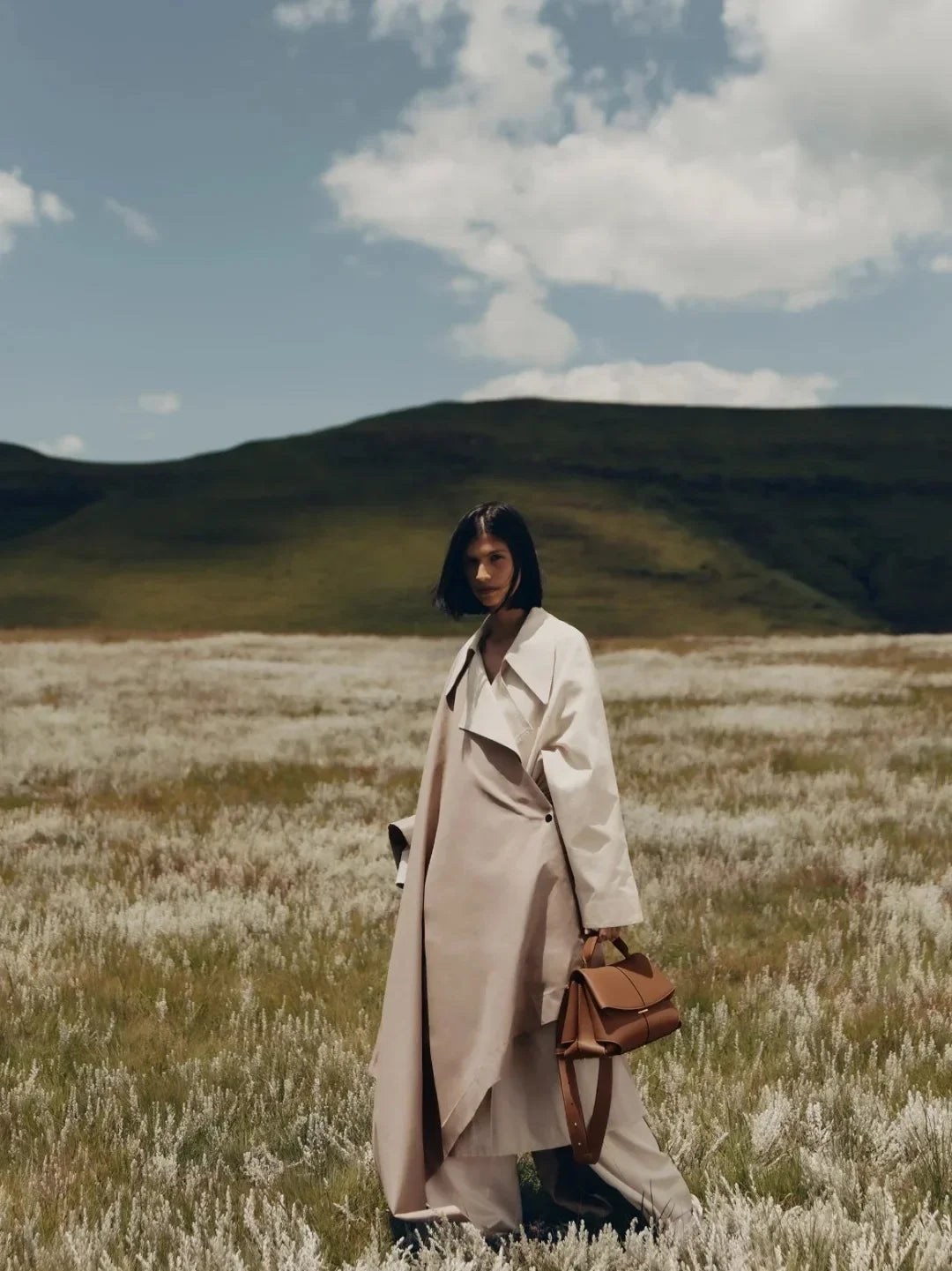 High-End Luxury Leather Smile Bag Designer Handbag with Pleated Design