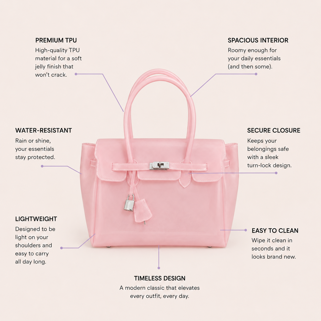 Jelly Tote Tiffany