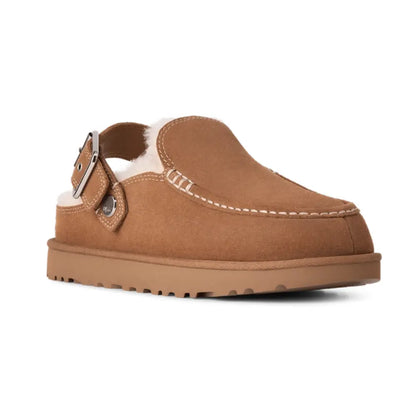 Goldenstar Evelina Clog - Chestnut