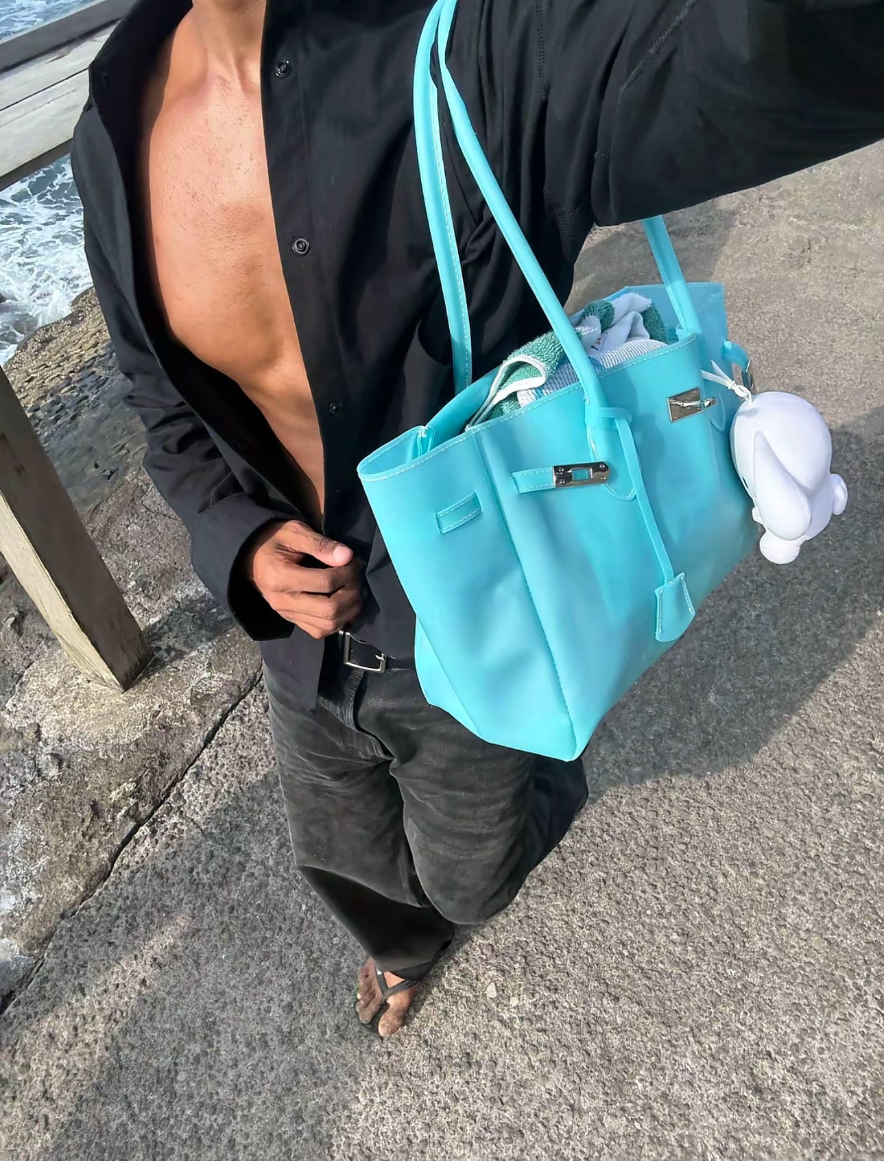 Jelly Tote Blue
