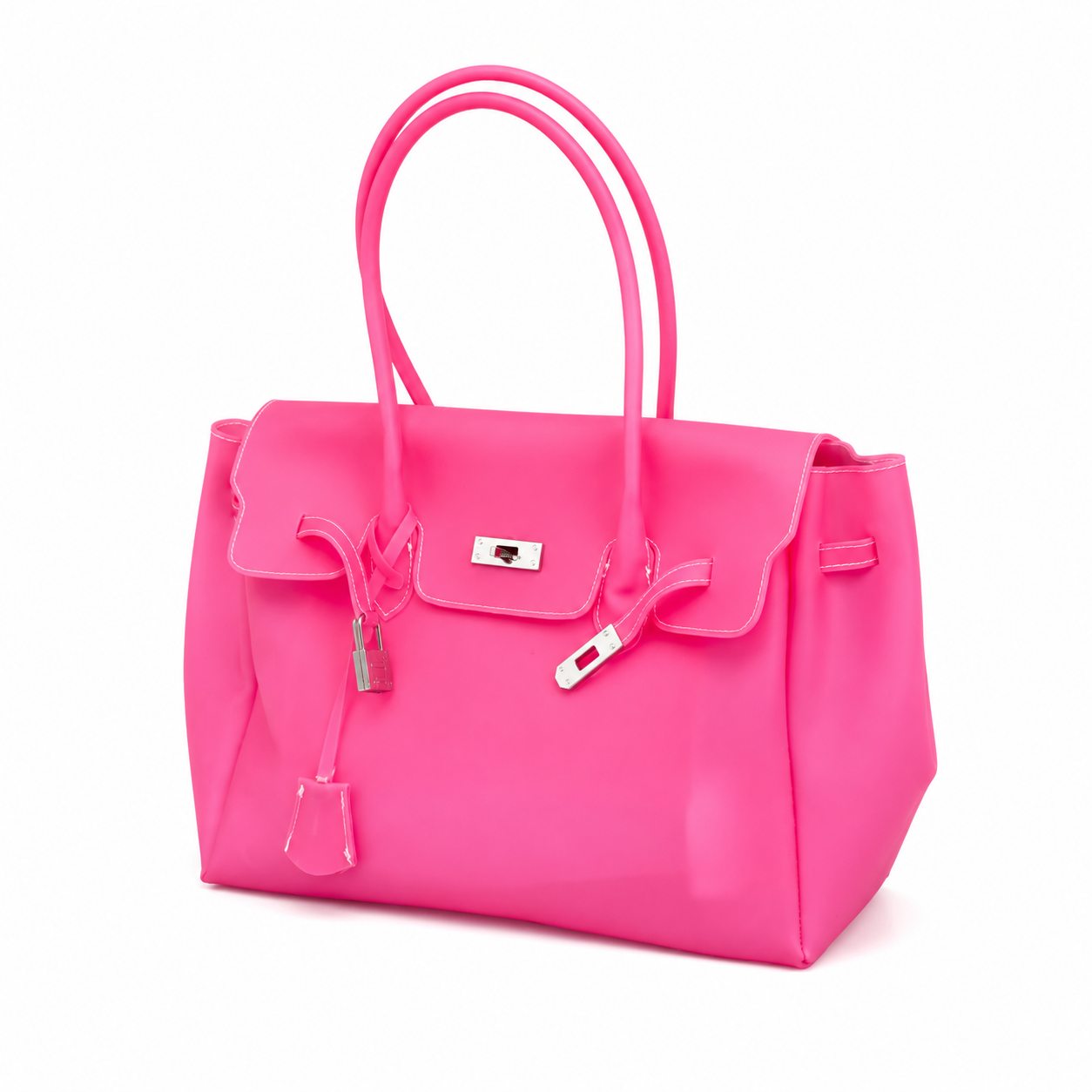 Jelly Tote Barbie Pink