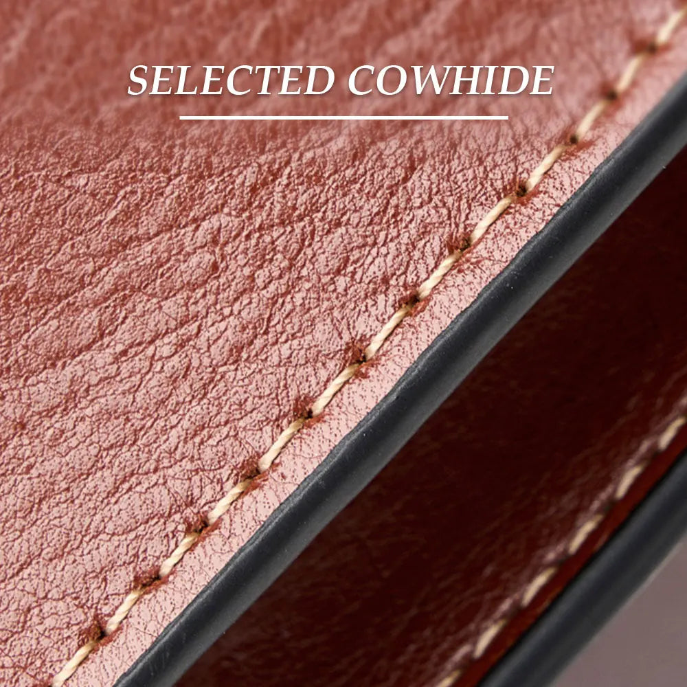 Real Cowhide Crossbody Bag  – Retro Designer Small Satchels
