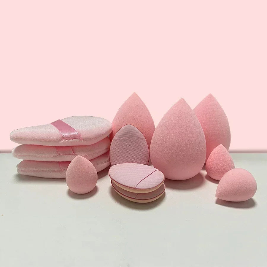 BlissCare Set | 12/15Pcs Set Makeup Puff Essential