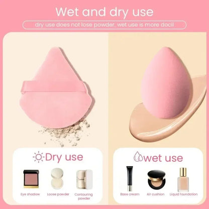BlissCare Set | 12/15Pcs Set Makeup Puff Essential