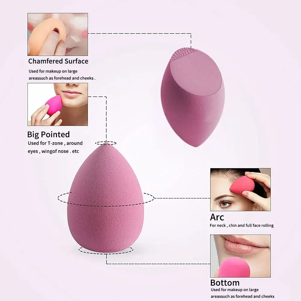 Eggies | 4pcs/set Makeup Sponge Blender