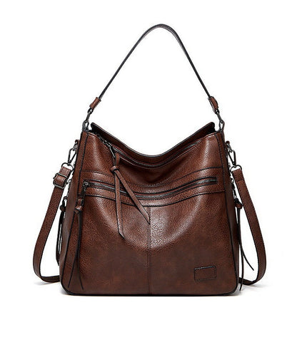 Winter Vintage PU Leather Tassel Handbag