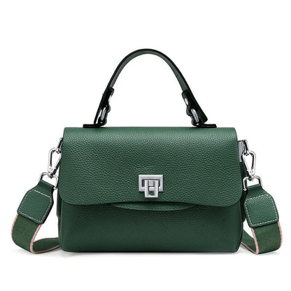 Women's Genuine Leather Crossbody Handbag – Luxury Top-Handle Purse