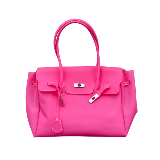 Jelly Tote Barbie Pink