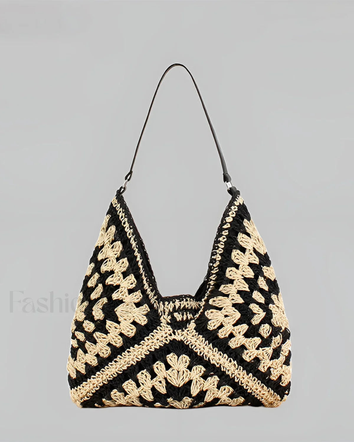 Vintage Crochet Macrame Shoulder Bag